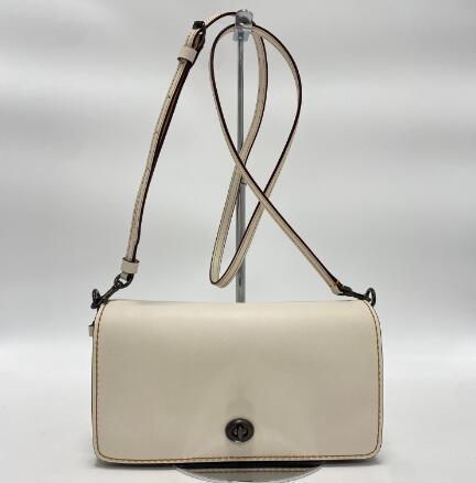 美品 COACH コーチ ショルダーバッグ ホワイト 37296 L1780