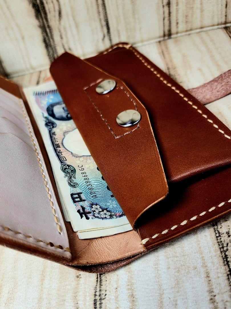 長財布　ウォレット風長財布　オリジナル　フルハンドメイド　財布　ウォレット