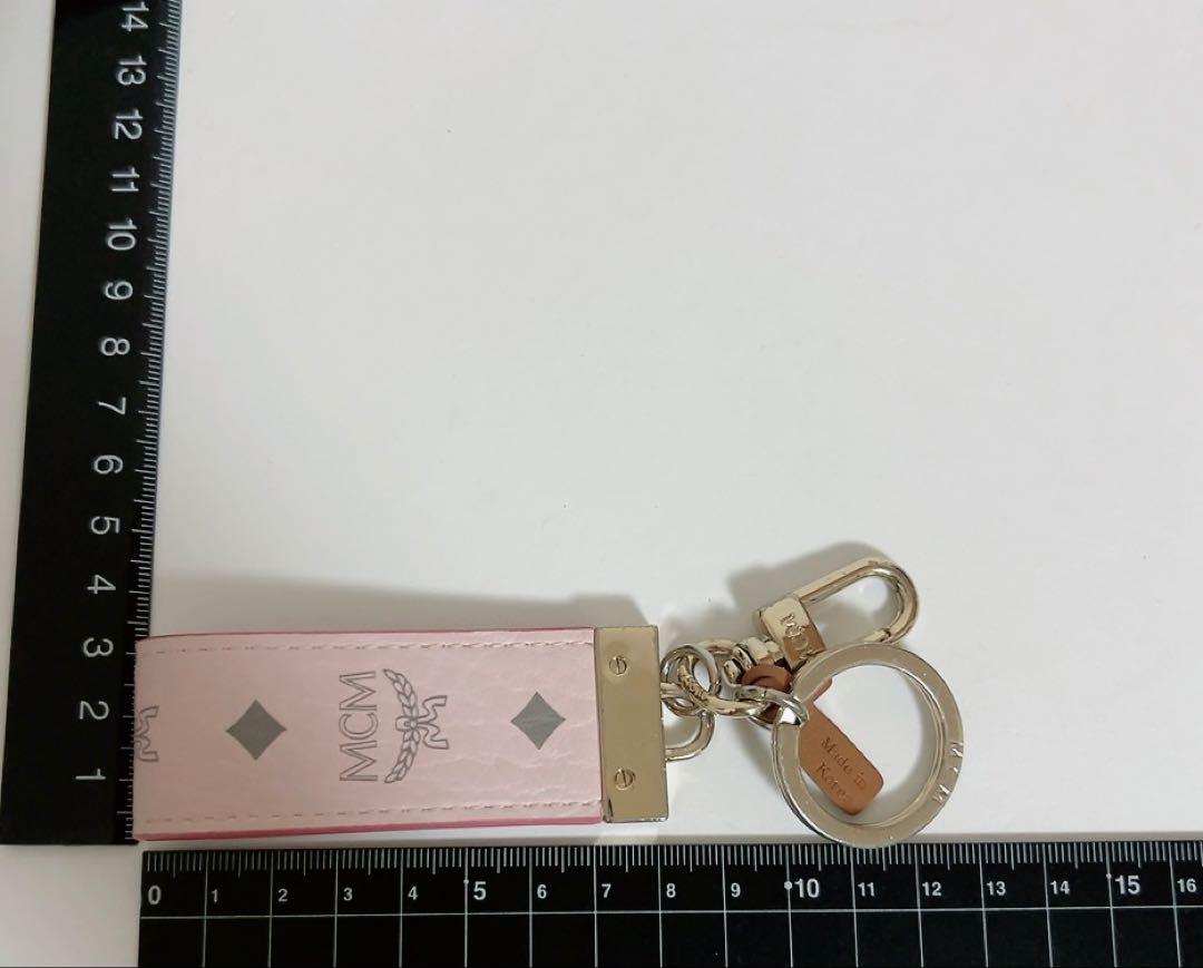 MCM キーホルダー　キーリング　ピンク　箱付き