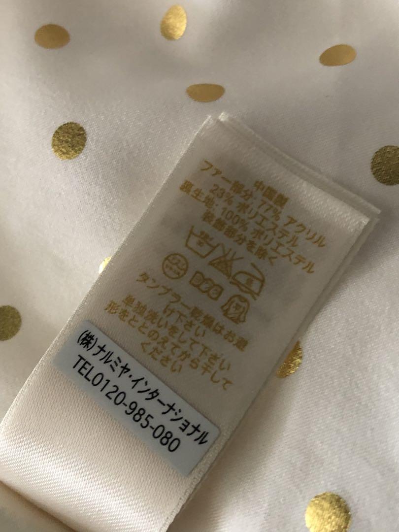 Kate Spade フェイクファージャケット 140 10歳　ホワイト