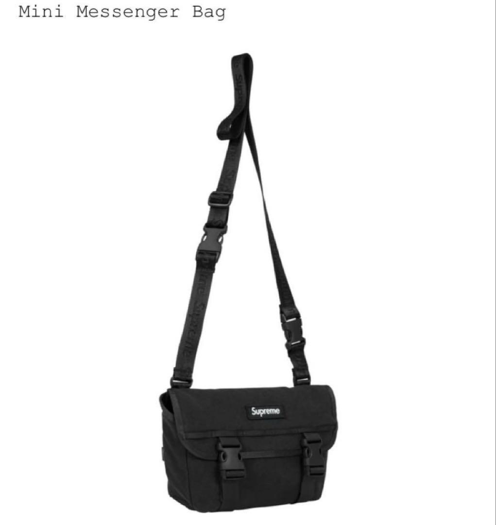 【新品】 Supreme 25SS Mini Messenger Bag 黒