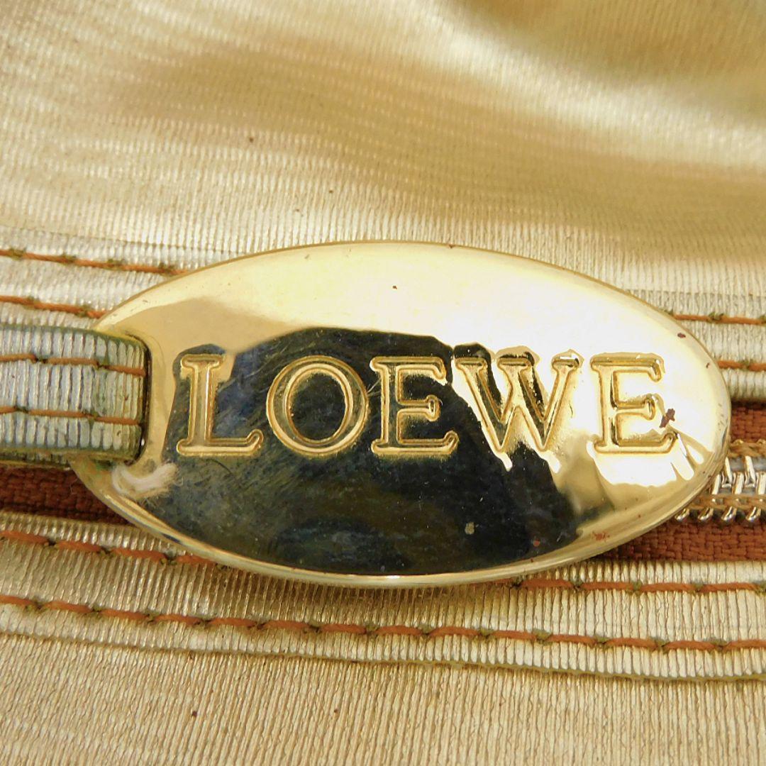 ロエベ　LOEWE　リュックサック　バックパック　ゴールド