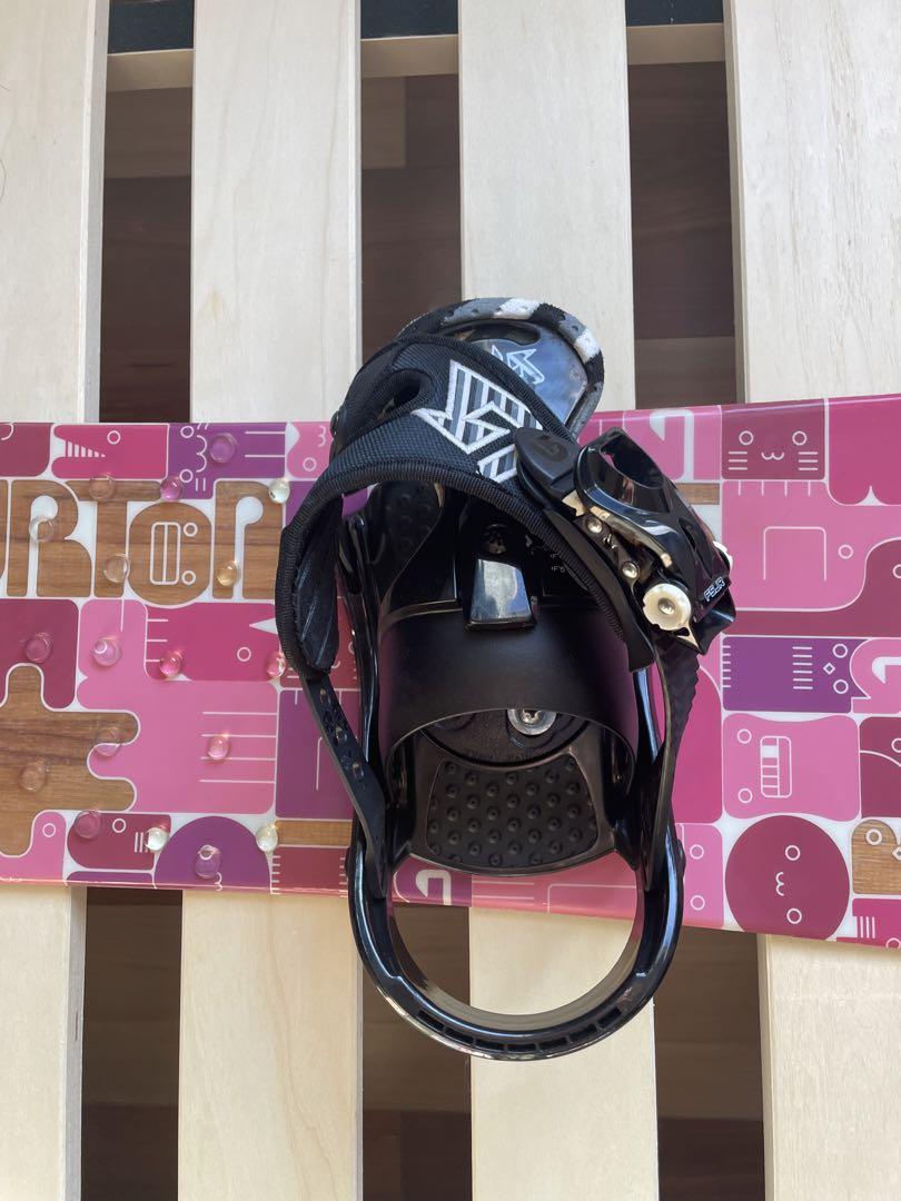 Burton チクレット ピンク スノーボード バインディング付 108cm