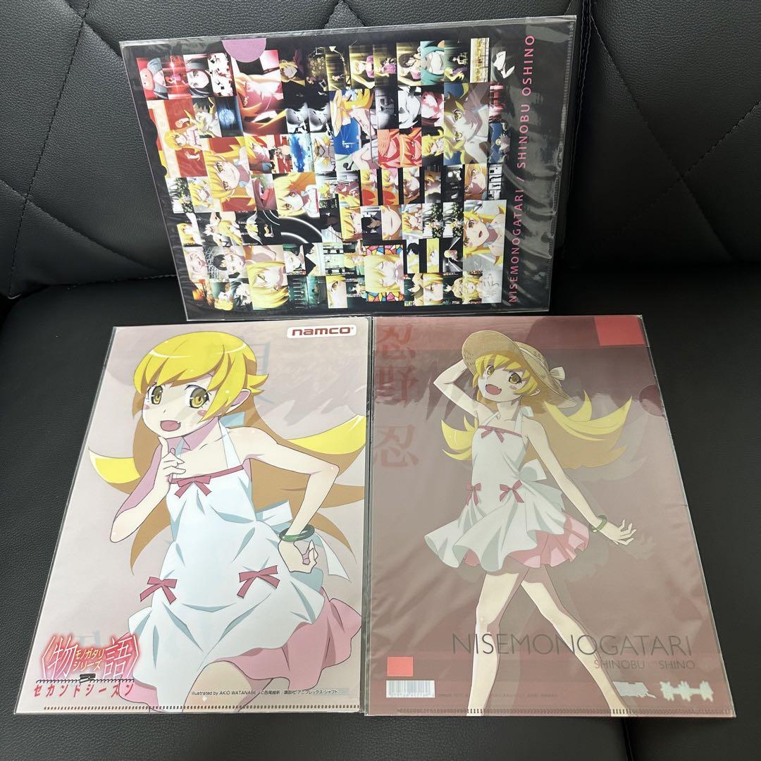 物語シリーズ クリアファイルセット 物語>シリーズ クリアファイル 集合