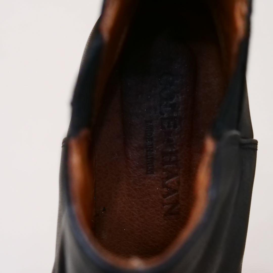 COLE HAAN コールハーン サイドゴアブーツ US4.5M ブラック 革靴