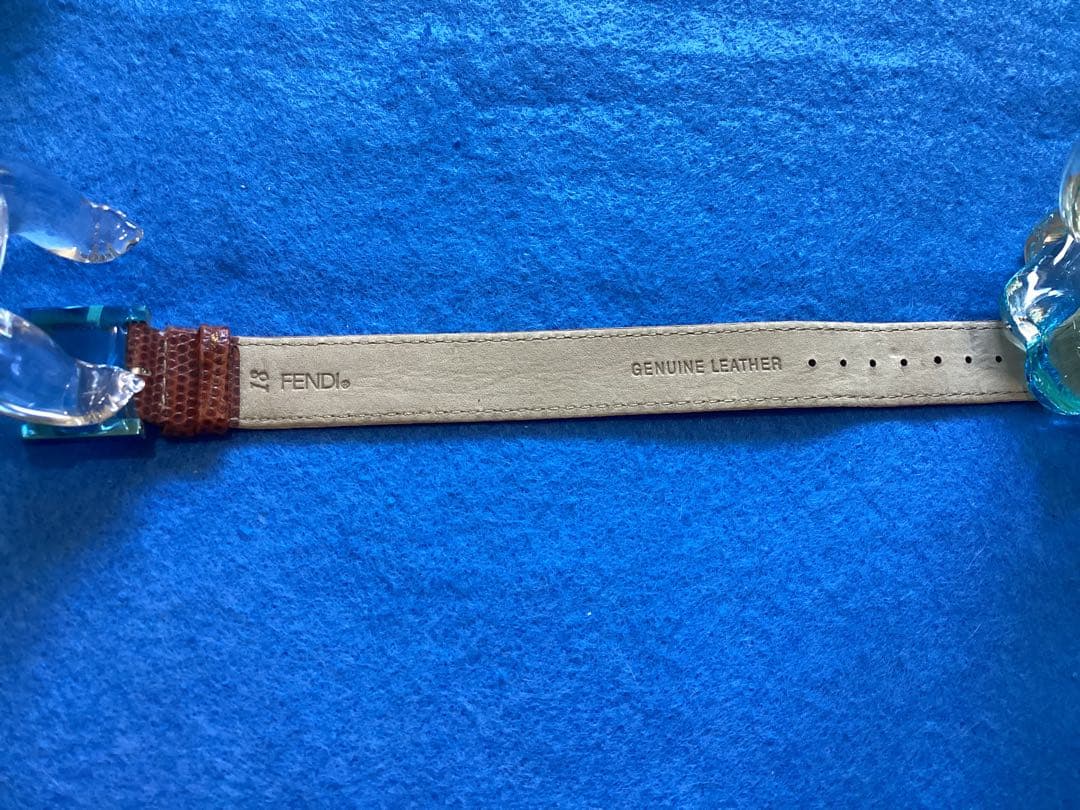 FENDI 本革レザーベルト 4本　チェンジ腕時計ベルト　ケース付　ヴィンテージ