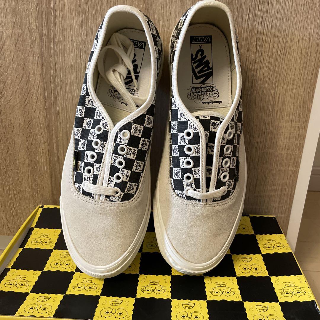 VANS VAULT オーセンティック スポンジボブ チェッカーフラッグ VANS VAULT オーセンティック スポンジボブ チェッカーフラッグ