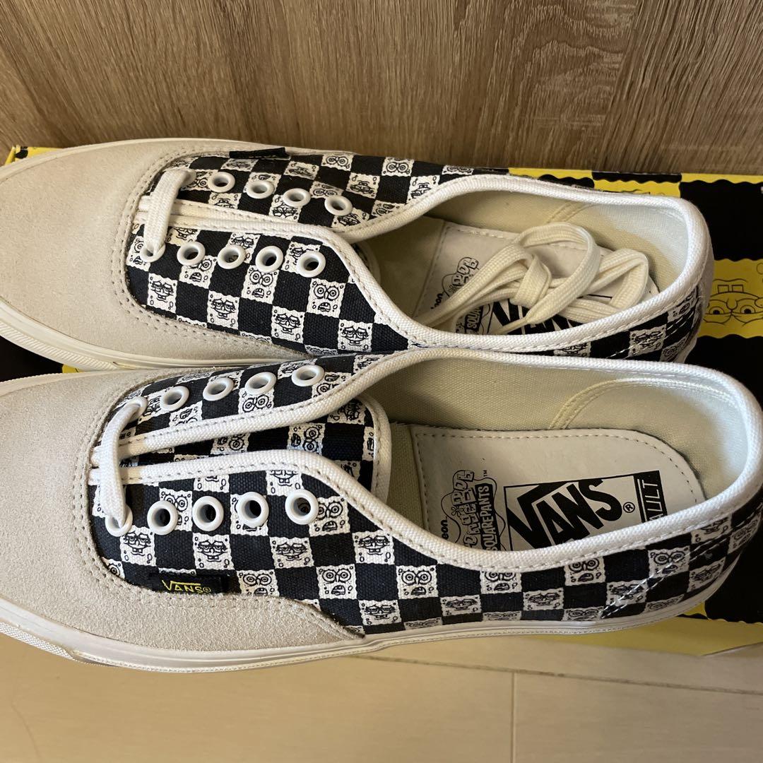 VANS ORIGINALS スポンジボブ チェッカー オーセンティック27.5