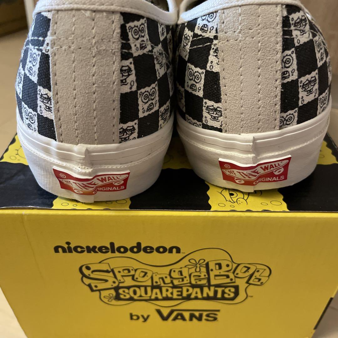 VANS ORIGINALS スポンジボブ チェッカー オーセンティック27.5