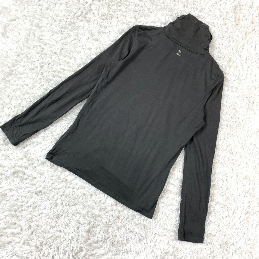 ランキング2025 ランバンコレクション 38 グレー ハイネック 綿 シルク トップス トップス
