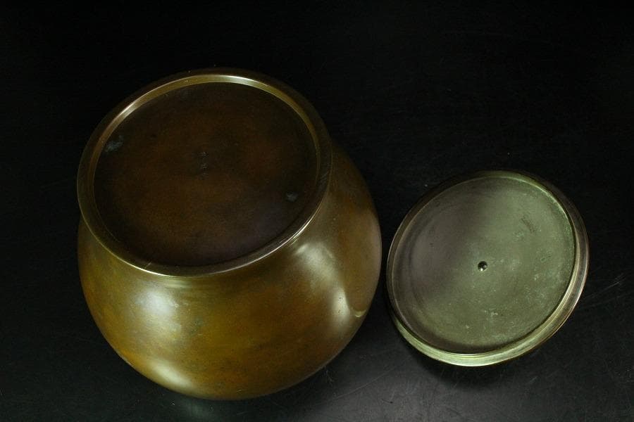 茶道具 堀政五郎作 銅 皆具揃 共箱(K-XA944) 茶道具 堀政五郎作 銅 皆具揃 共箱(K-XA944)