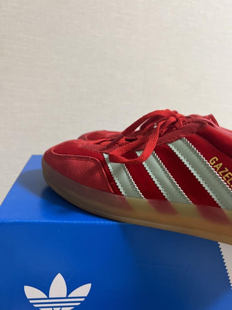 adidas Gazelle Indoor レッド 26cm
