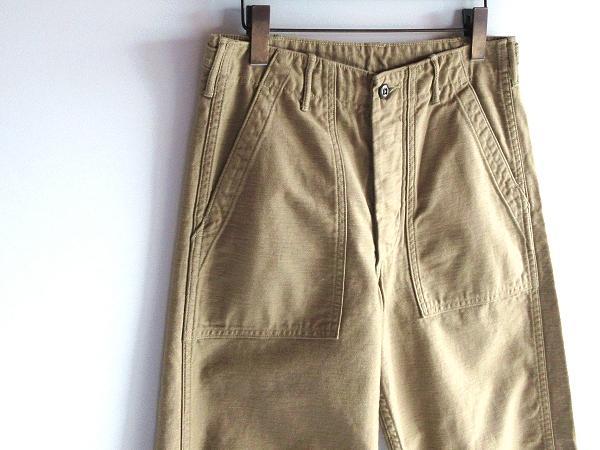未使用 orSlow FATIGUE PANTS 1 KAHKI