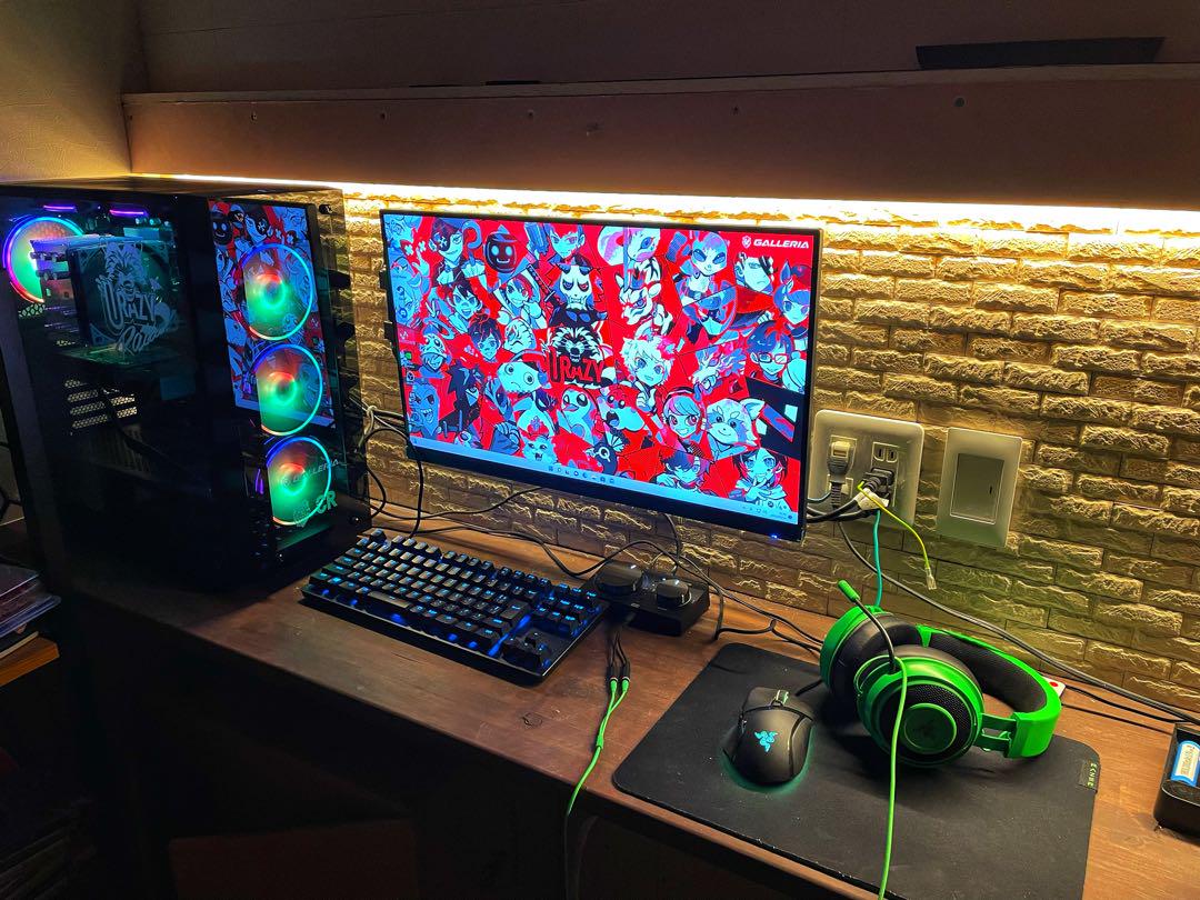 ガレリア CRコラボ ゲーミングPC フルセット美品 画像1