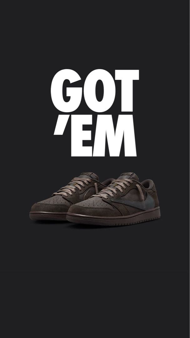 NIKE Air Jordan 1 Low × Travis scoot28cm NIKE