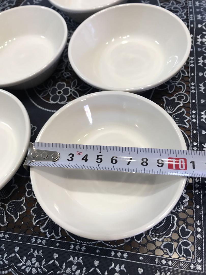 送料込み浅ボウル S ホワイトおつまみ皿未使用5個