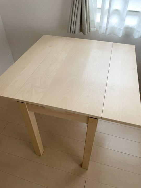 6/20まで 送料込み IKEA 伸縮テーブル ダイニングテーブル