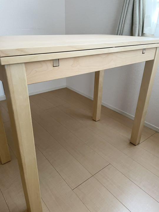 6/20まで 送料込み IKEA 伸縮テーブル ダイニングテーブル