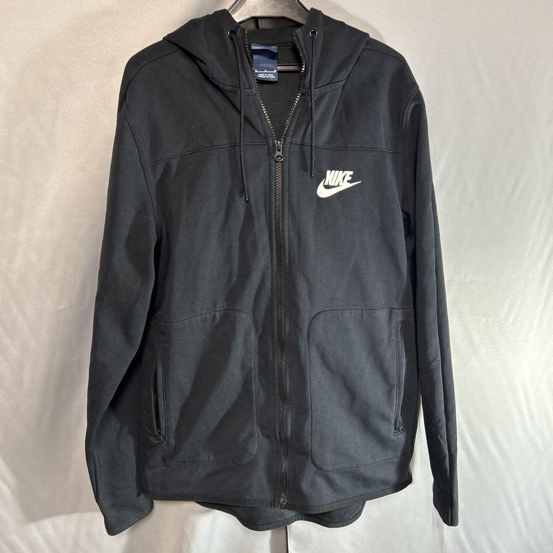 NIKE ナイキ フルジップパーカー メンズ M 黒 ブラック パーカー