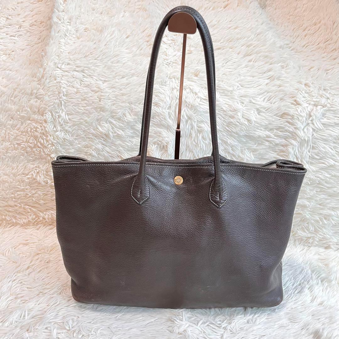シセイ 2way 大容量 レザー ビジネス トートバッグ ハンドバッグ A4可
