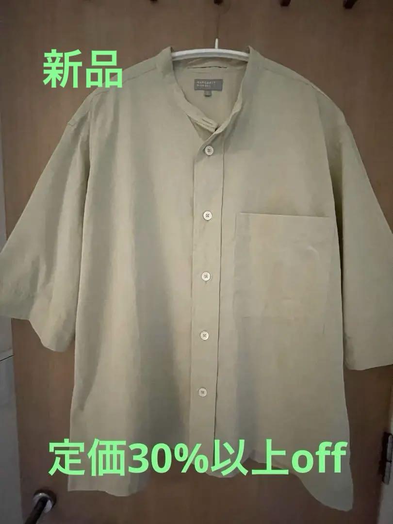 【新品】MARGARET HOWELL 半袖シャツ マーガレットハウエル MHL