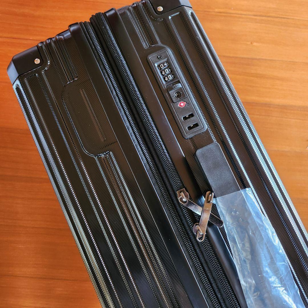 スーツケース 機内持ち込み 拡張機能付 隠しフック付き キャリーケース 黒 Ｓ