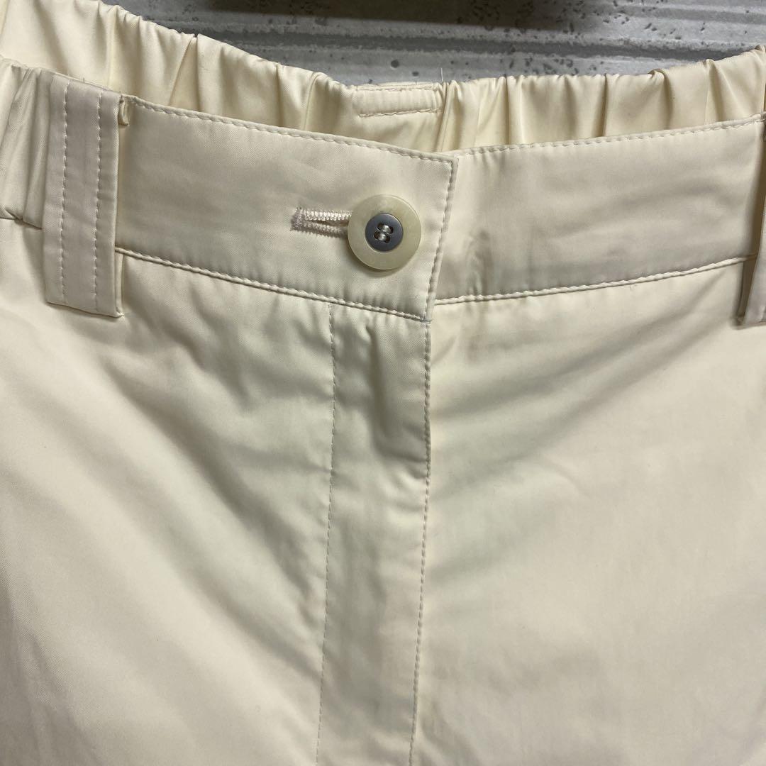 LEONARD SPORT レオナール ナイロンパンツ LL アイボリー