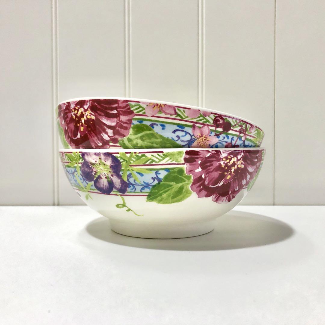 ジアン ミルフルール シリアルボウル Gien millefleurs