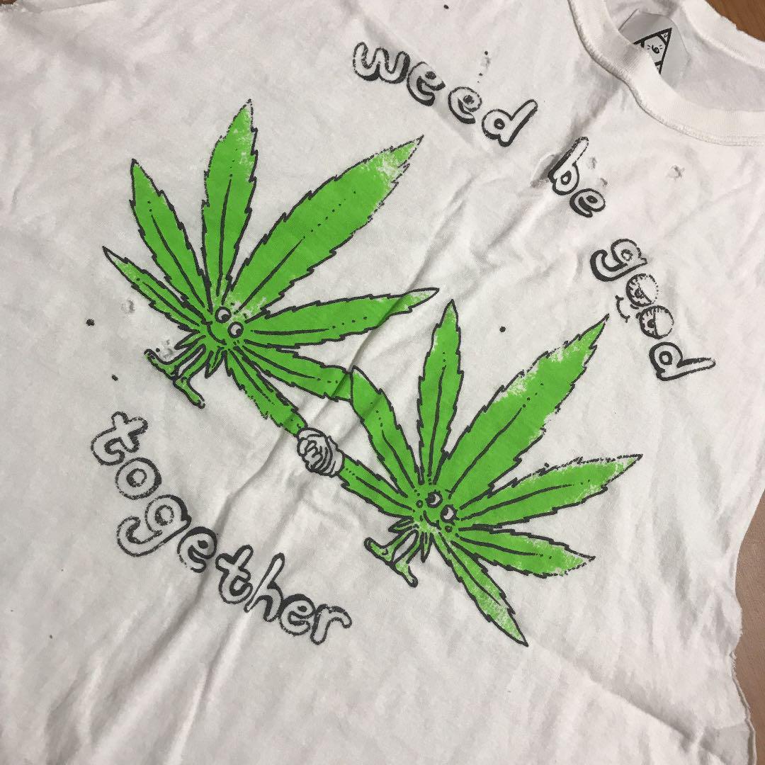 unif タンクトップ weedデザイン