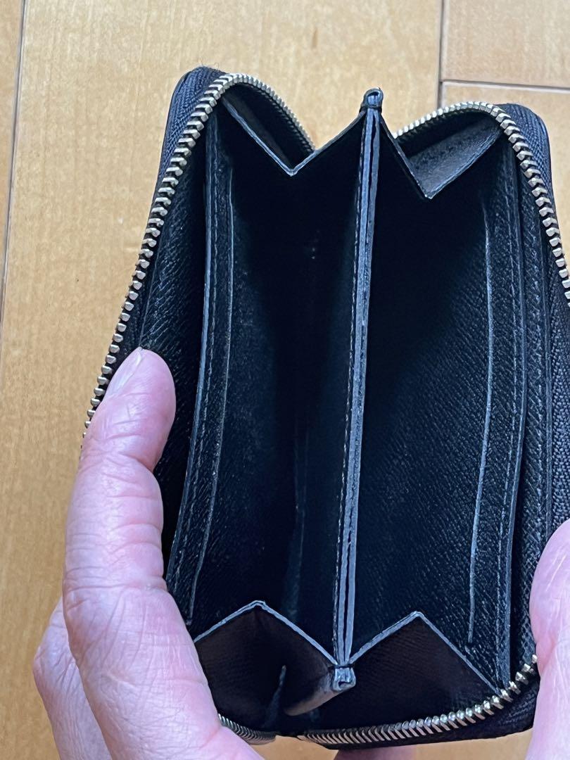 ルイヴィトン タイガ ジッピー コインパース レザー 黒