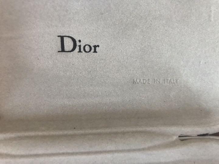 Christian Dior サングラス サイドロゴ ラインストーン ブラウン