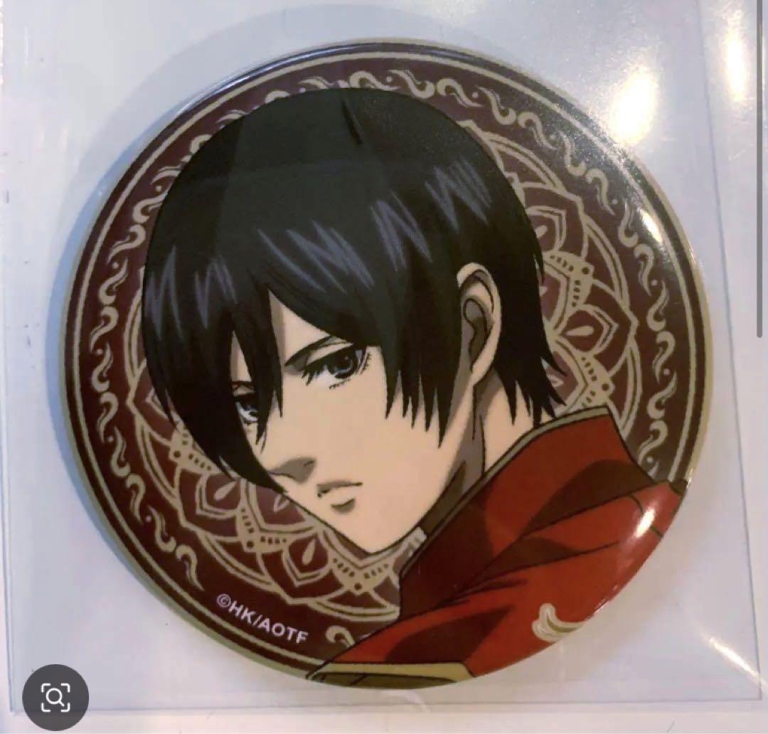 進撃の巨人 ミカサ カラオケの鉄人 カラ鉄 缶バッジ グッズ-バッチ】TVアニメ「進撃の巨人」The Final Season
