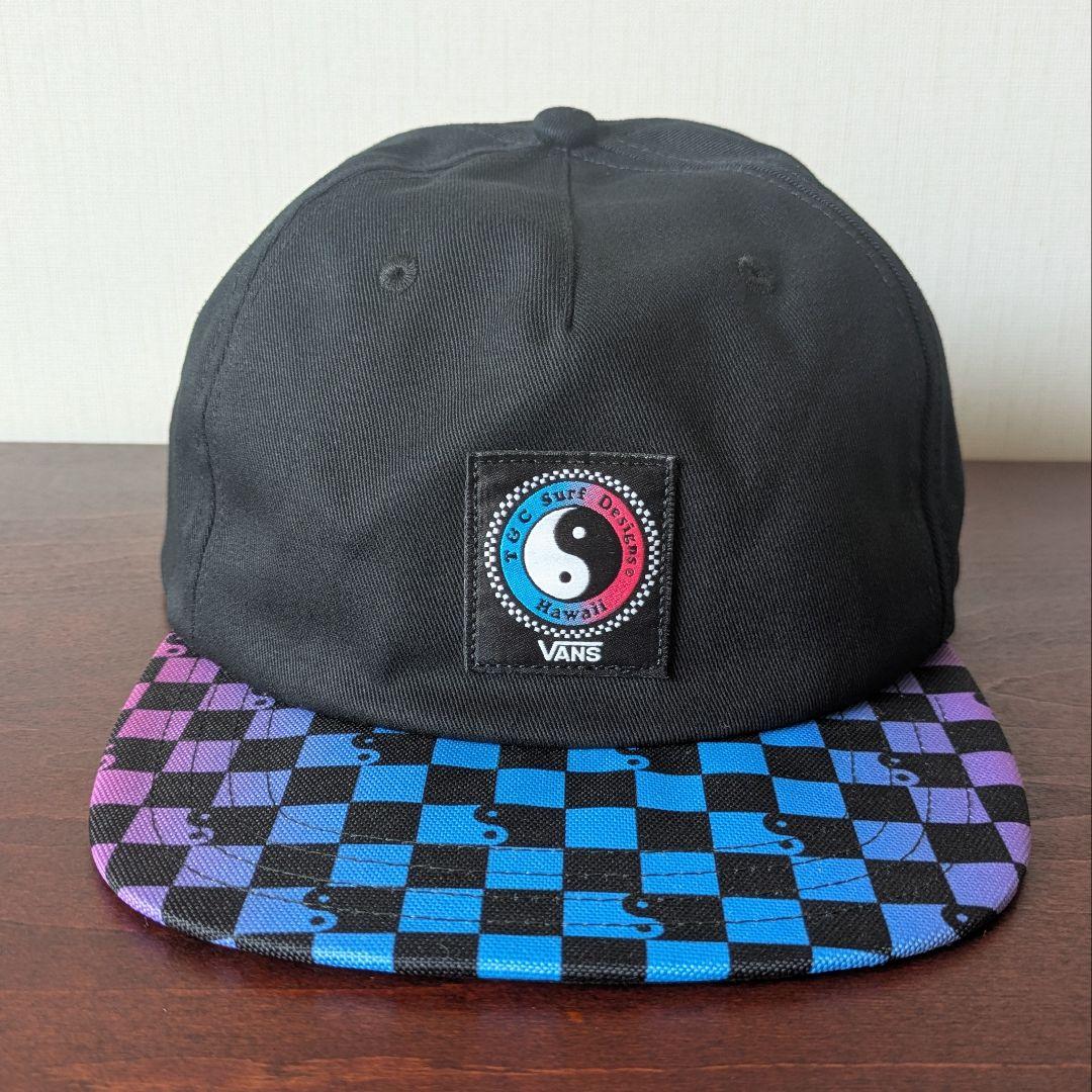【美品】ベースボールキャップ　t＆c surf　コラボ　vans　ブラック