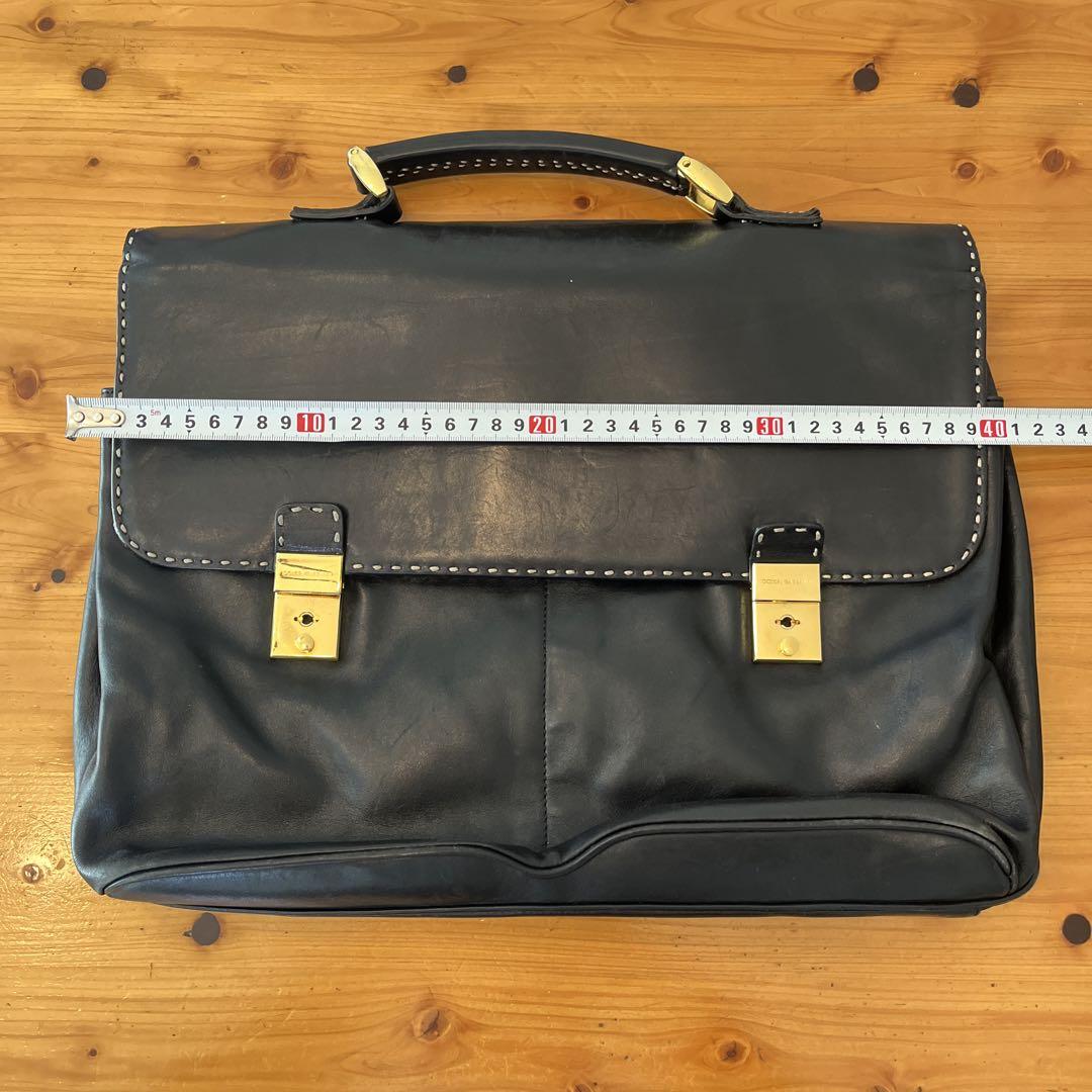DOLCE &GABBANA レザー ビジネスバッグ