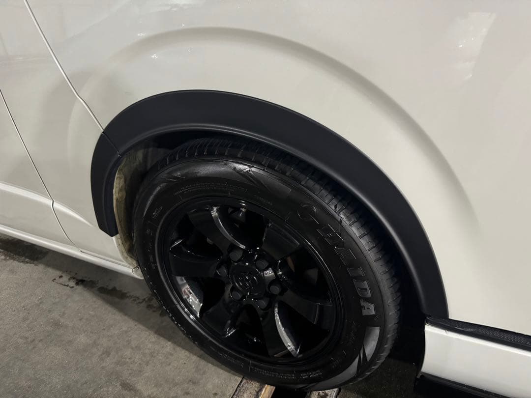 送料無料【マットブラック新規塗装】プラド 純正 ハイエース 17インチ　ハイラックスサーフ  限定SALE，SALE ◇マットブラック塗装◇トヨタ 150系