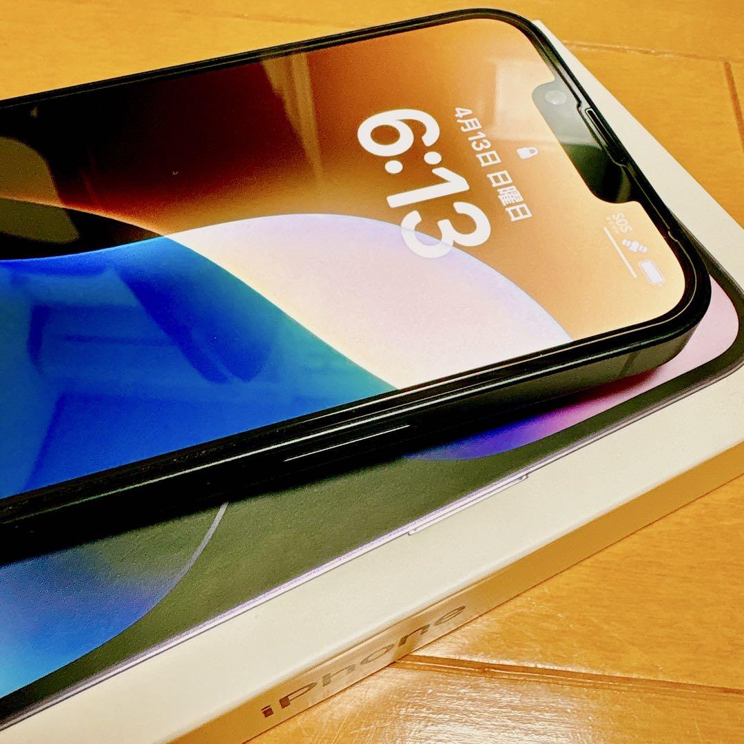 【美品】iPhone14 128GB ミッドナイト SIMフリー