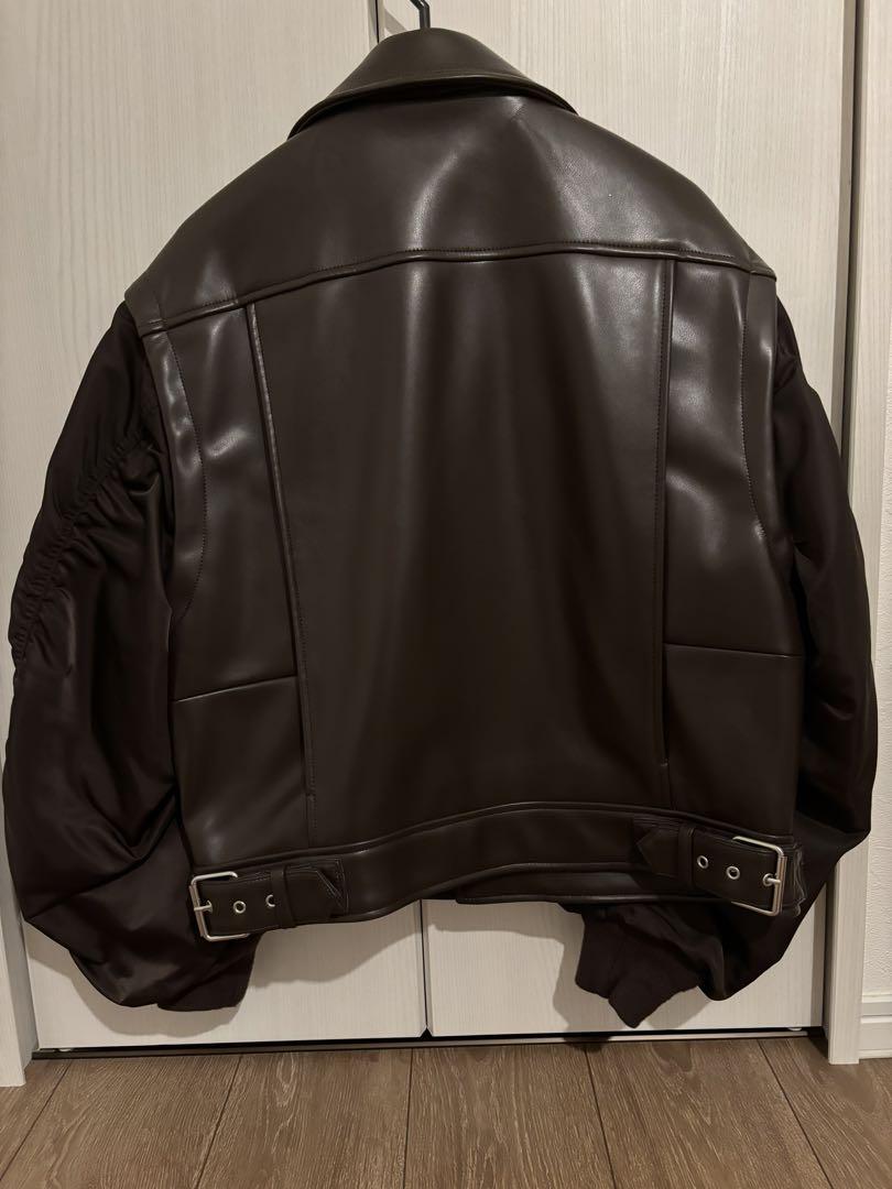 MOUSSY
FAUX LEATHER DETACHABLE ジャケット