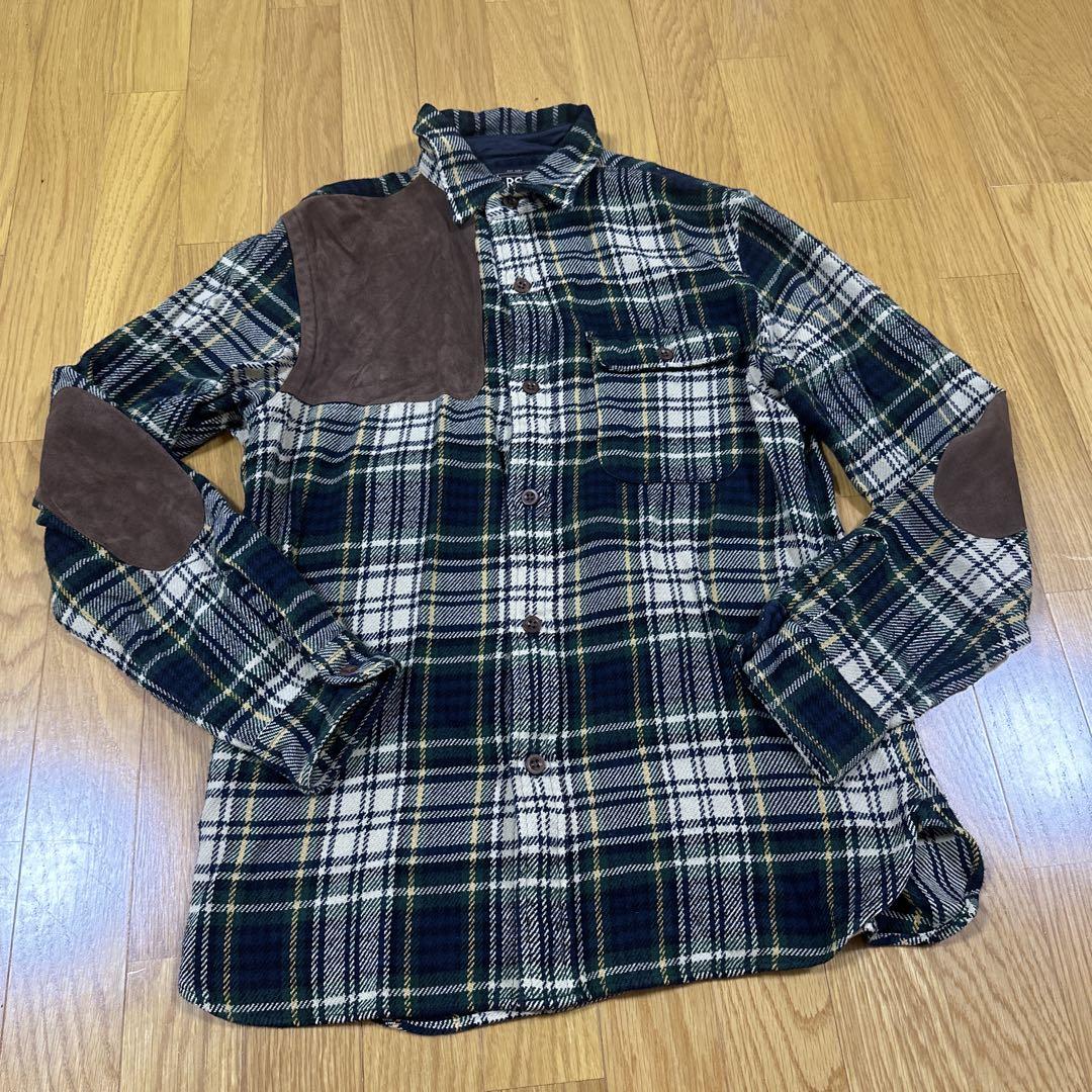 RRL ラルフローレン チェック柄 ネルシャツ M 新品 レア 未使用 Ralph Lauren チェック柄ネルシャツ M - メルカリ