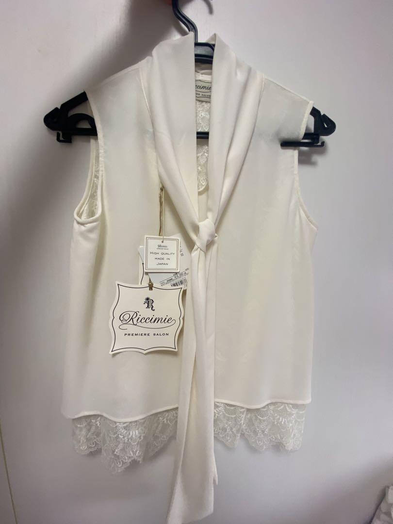 新品✨Riccimie リッチミープレミアサロン レース ブラウス