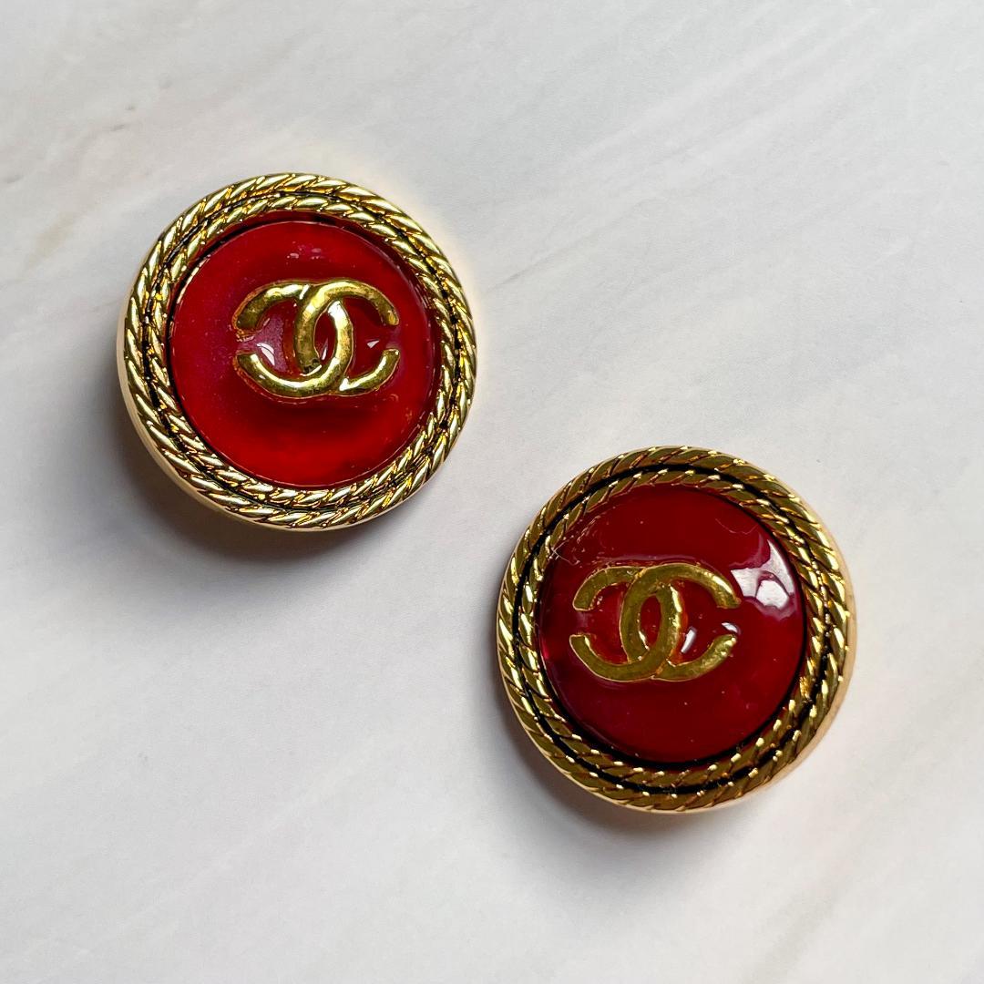 CHANEL シャネル ヴィンテージ ボタン 4つ ブティック 正規品