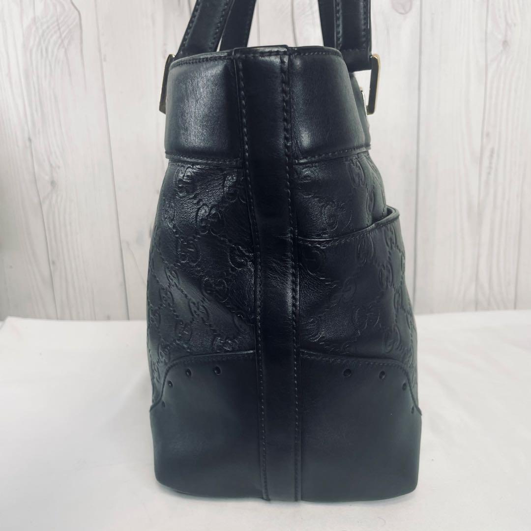 ◆ 美品 ◆ GUCCI グッチ ショルダー バッグ シマ レザー ホースビット