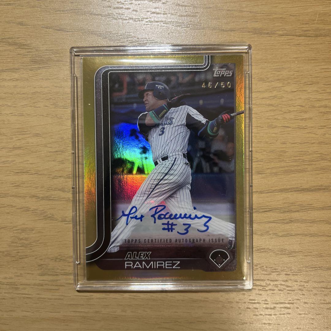 大幅値下げ‼️【世界限定1枚】グレイソン・アレン  サインカード Topps 2025 NPB アレックス・ラミレス 直筆サインカード - メルカリ