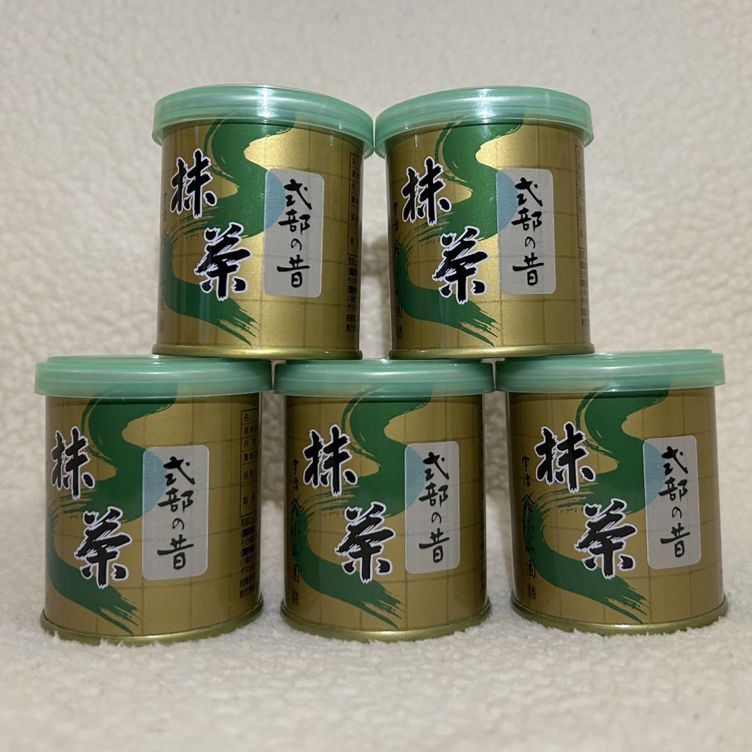 【山政小山園】　式部の昔　30g缶入り5缶セット