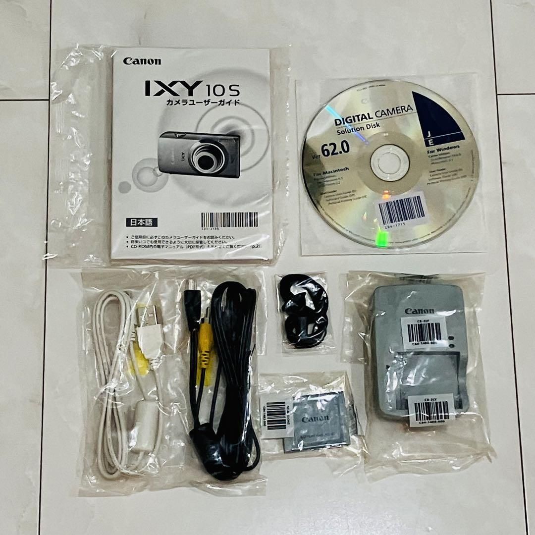 未使用級 極美品 CANON IXY 10S ブラック 付属品箱付き
