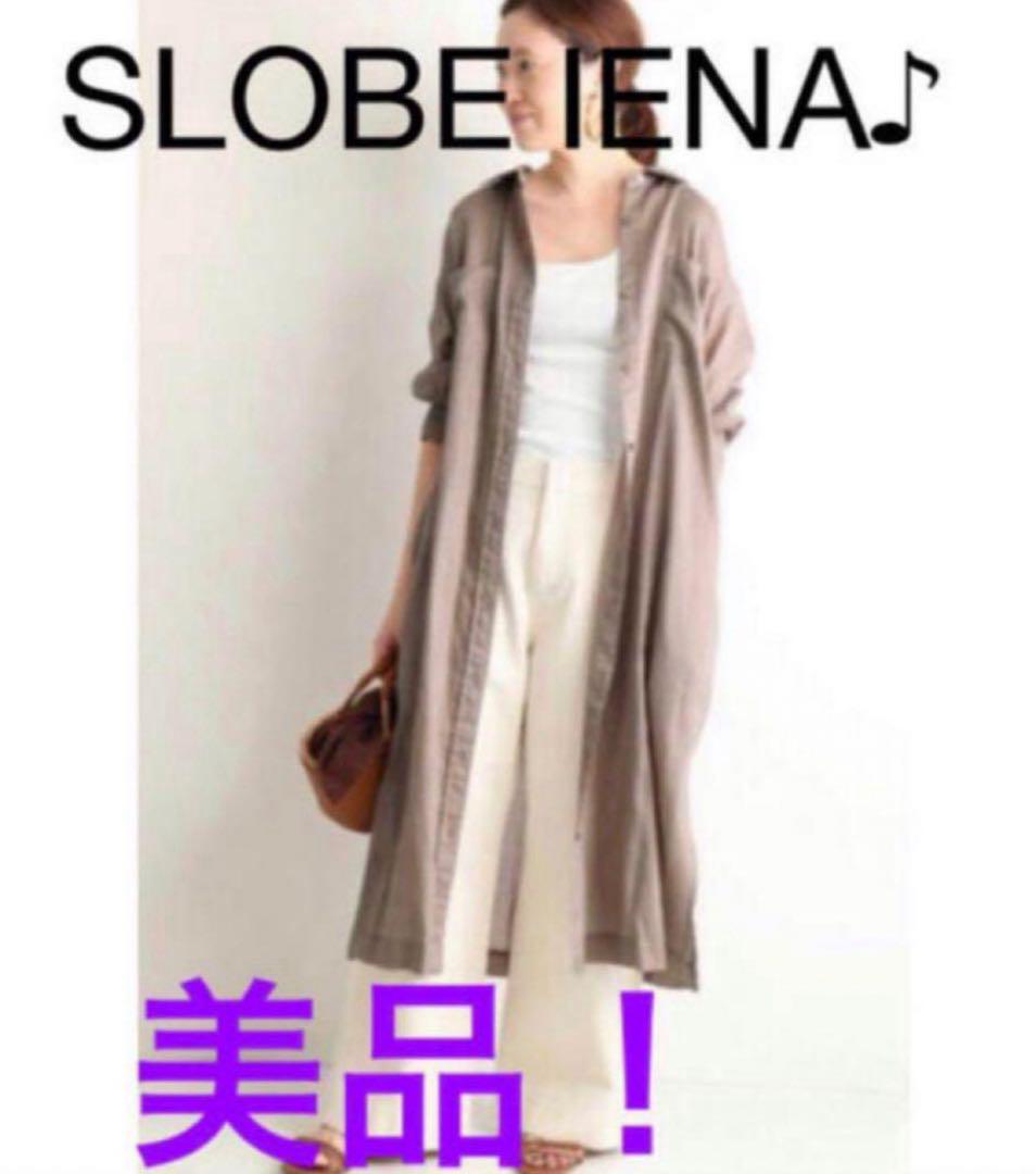 美品！SLOBE IENA スローブイエナ シアーシャツワンピース