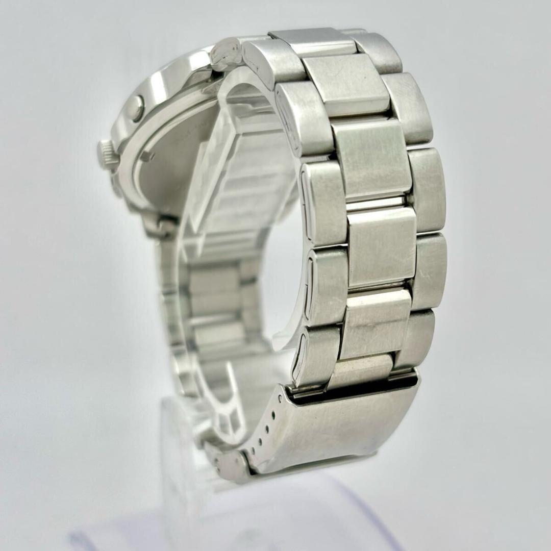 美品/新品電池】 SEIKO クロノグラフ メンズ 腕時計 50M デイト