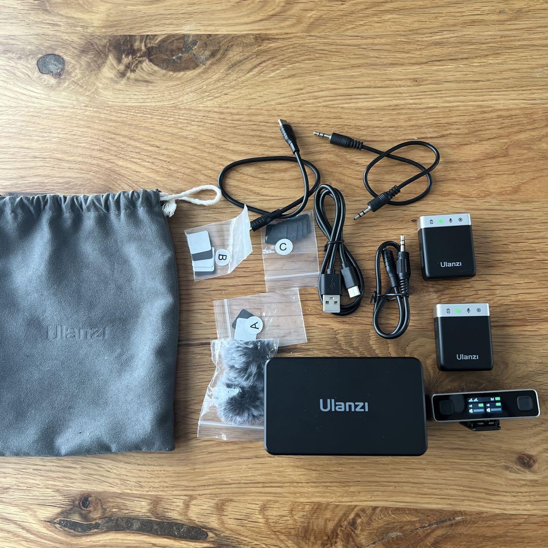 つーちゃん専用Ulanzi U-Mic ワイヤレスマイク ピンマイク ラベリア