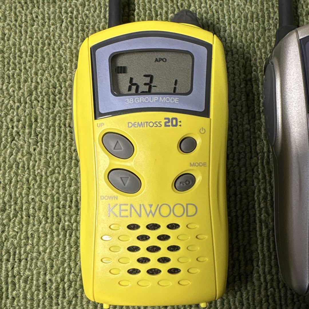 KENWOOD トランシーバー DEMITOSS  2個セット
