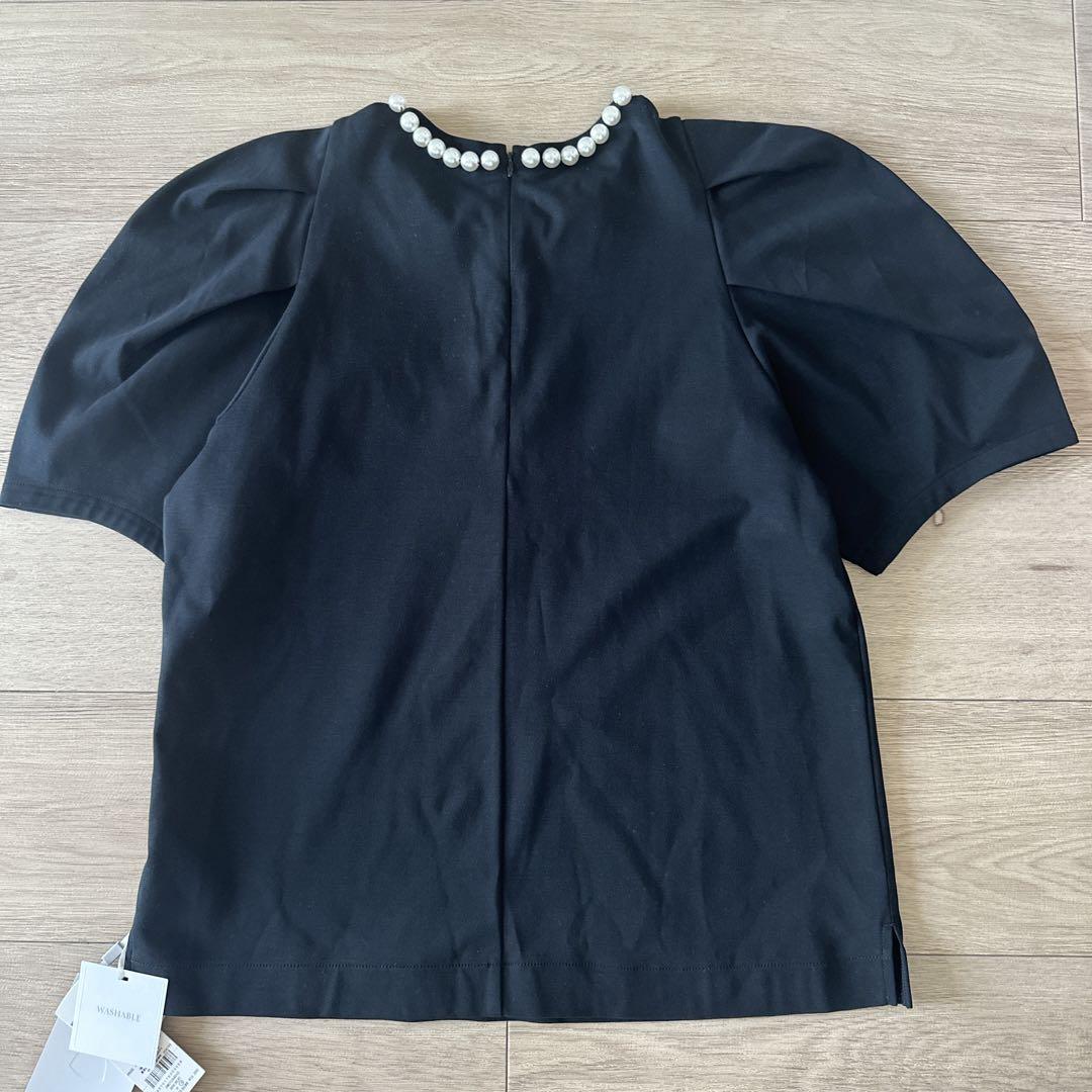 セルフォード パールネックTシャツ 38サイズ ブラック 新品未 セルフォード パールネックTシャツ 38サイズ ブラック 新品未