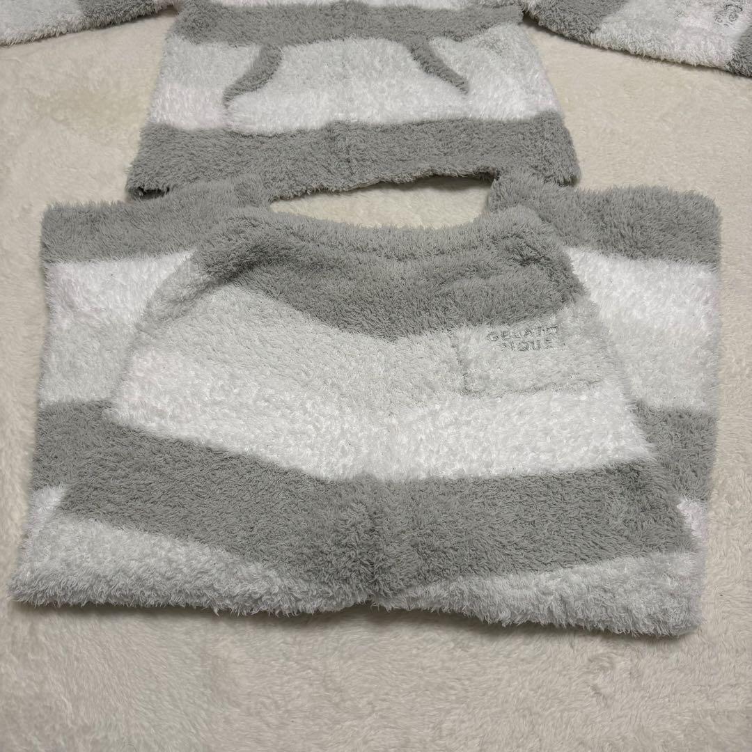 【ジェラートピケ】ルームウェア グリーンストライプ one size 美品
